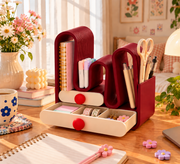 Bordo Çekmeceli Masaüstü Organizer